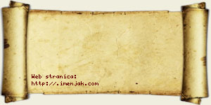 Jakov Mandić vizit kartica